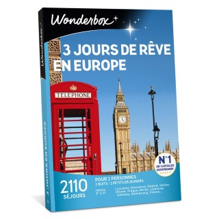 Wonderbox - 3 jours de rêve en Europe