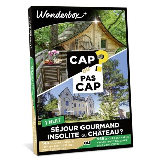 Wonderbox - CAP OU PAS CAP - Séjour gourmand insolite ou château ? - 1 nuit