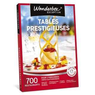 Wonderbox - Tables prestigieuses